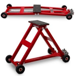 BITUXX raudonas mechaninis žirklinis keltuvas, 2,5 t, 11–48 cm – BITUXX®