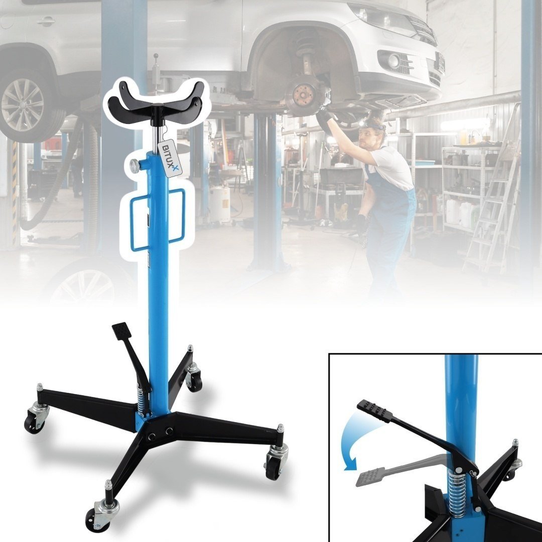 Variklių ir pavarų dėžių keltuvas, 500 kg, 105–185 cm – BITUXX® – papildoma nuotrauka 3