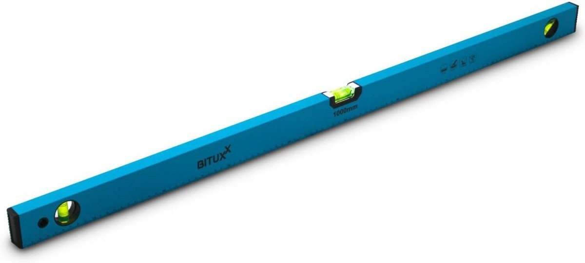 Sustiprintas aliumininis magnetinis gulsčiukas, 100 cm – BITUXX