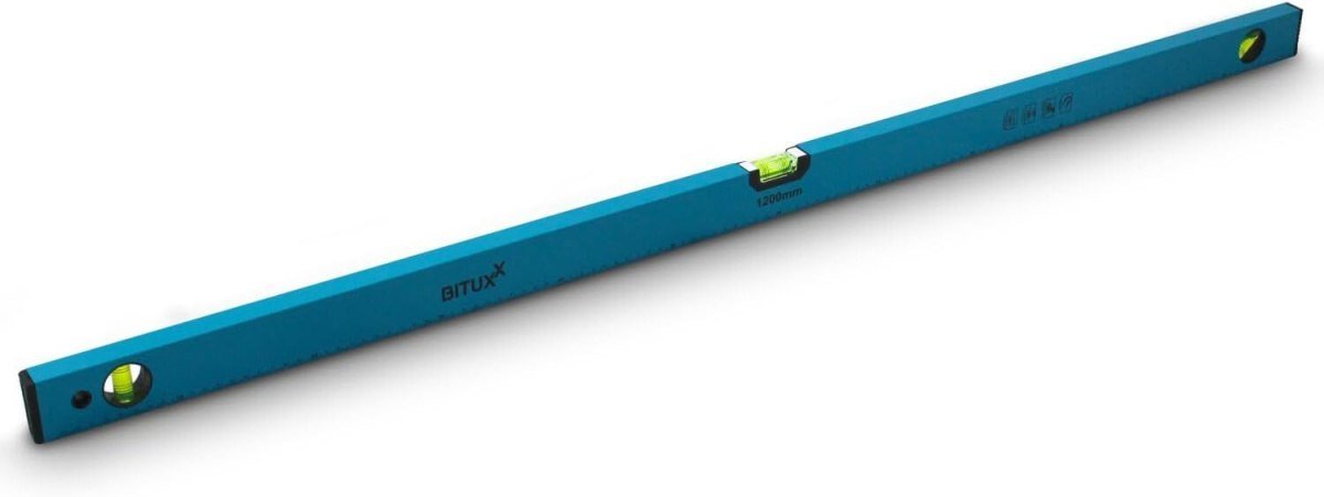 Sustiprintas magnetinis aliumininis gulsčiukas, 120 cm – BITUXX