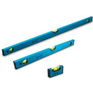 Magnetinių aliumininių gulsčiukų rinkinys 10 / 60 / 100 cm, 3 vnt. – BITUXX