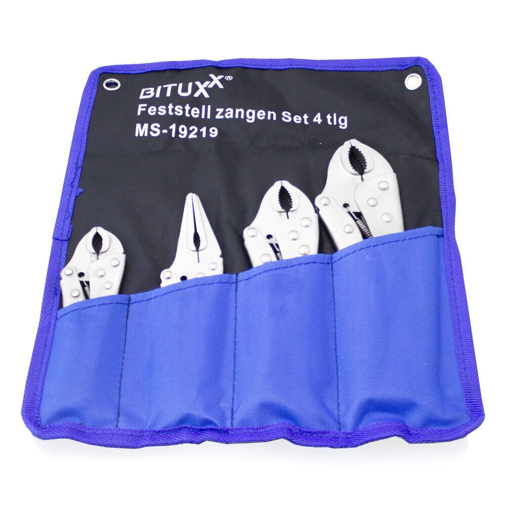 BITUXX fiksavimo ir suvirinimo replių rinkinys ilgomis rankenomis, 4 vnt. – BITUXX® – papildoma nuotrauka 2