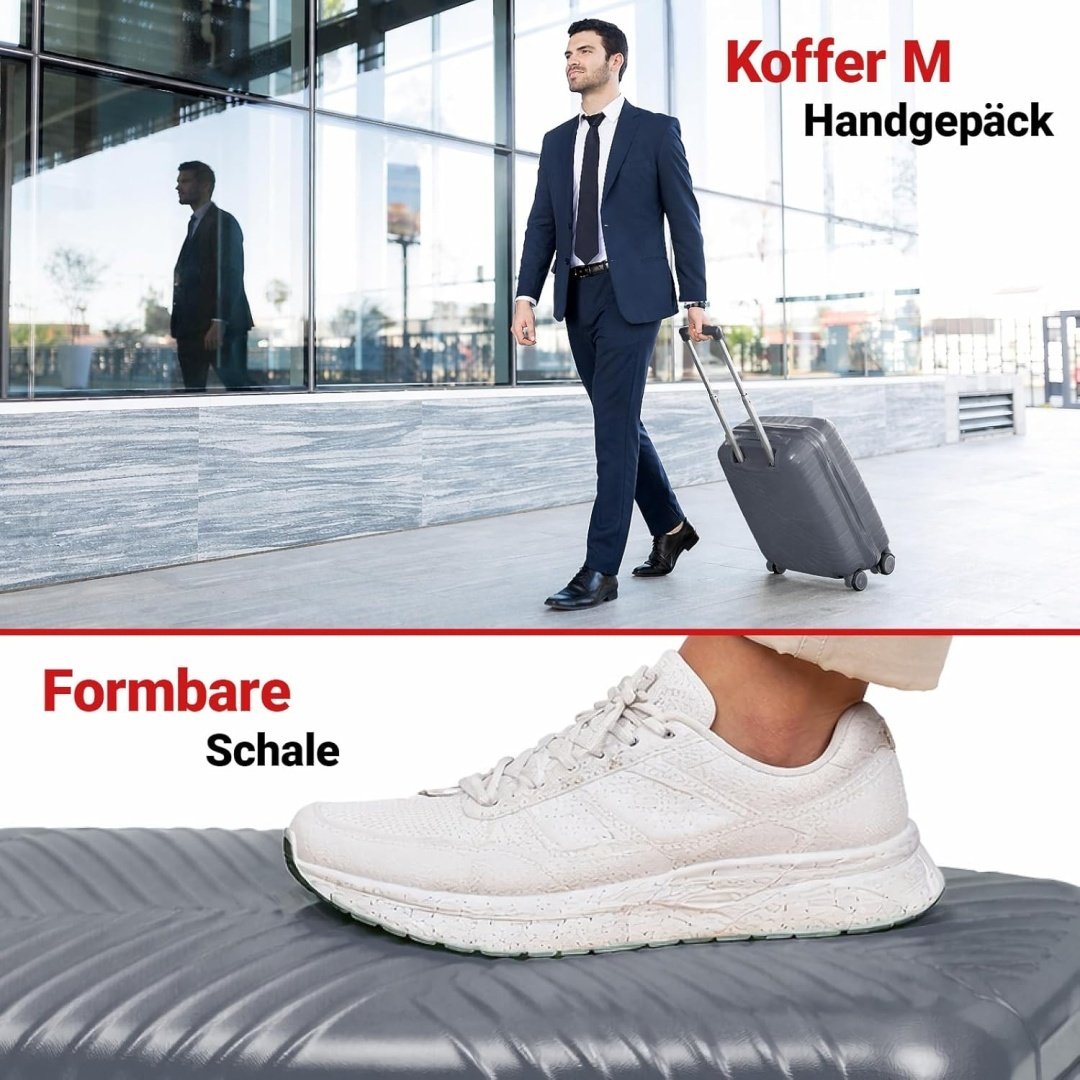 BERWIN kietų lagaminų rinkinys su TSA spynomis, 3 vnt. (XL/L/M) – papildoma nuotrauka 2