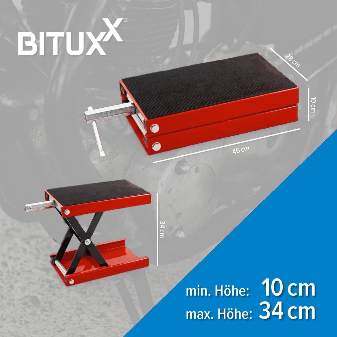 BITUXX centrinis motociklo stovas enduro, offroad ir plento motociklams, 450 kg – papildoma nuotrauka 3