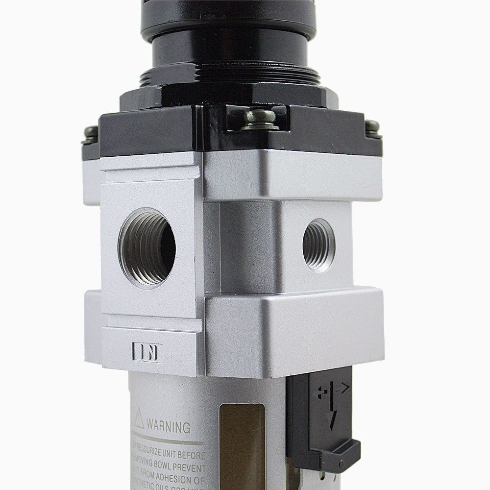 Tvirtas suslėgto oro reduktorius su filtru ir manometru, 1/2″ – BITUXX® – papildoma nuotrauka 3