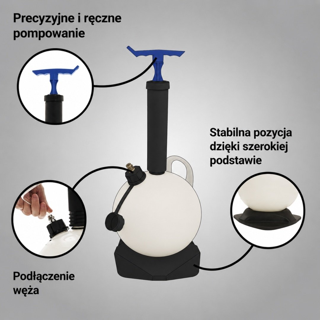 BITUXX rankinė alyvos išsiurbimo pompa, 6 l – BITUXX® – papildoma nuotrauka 3