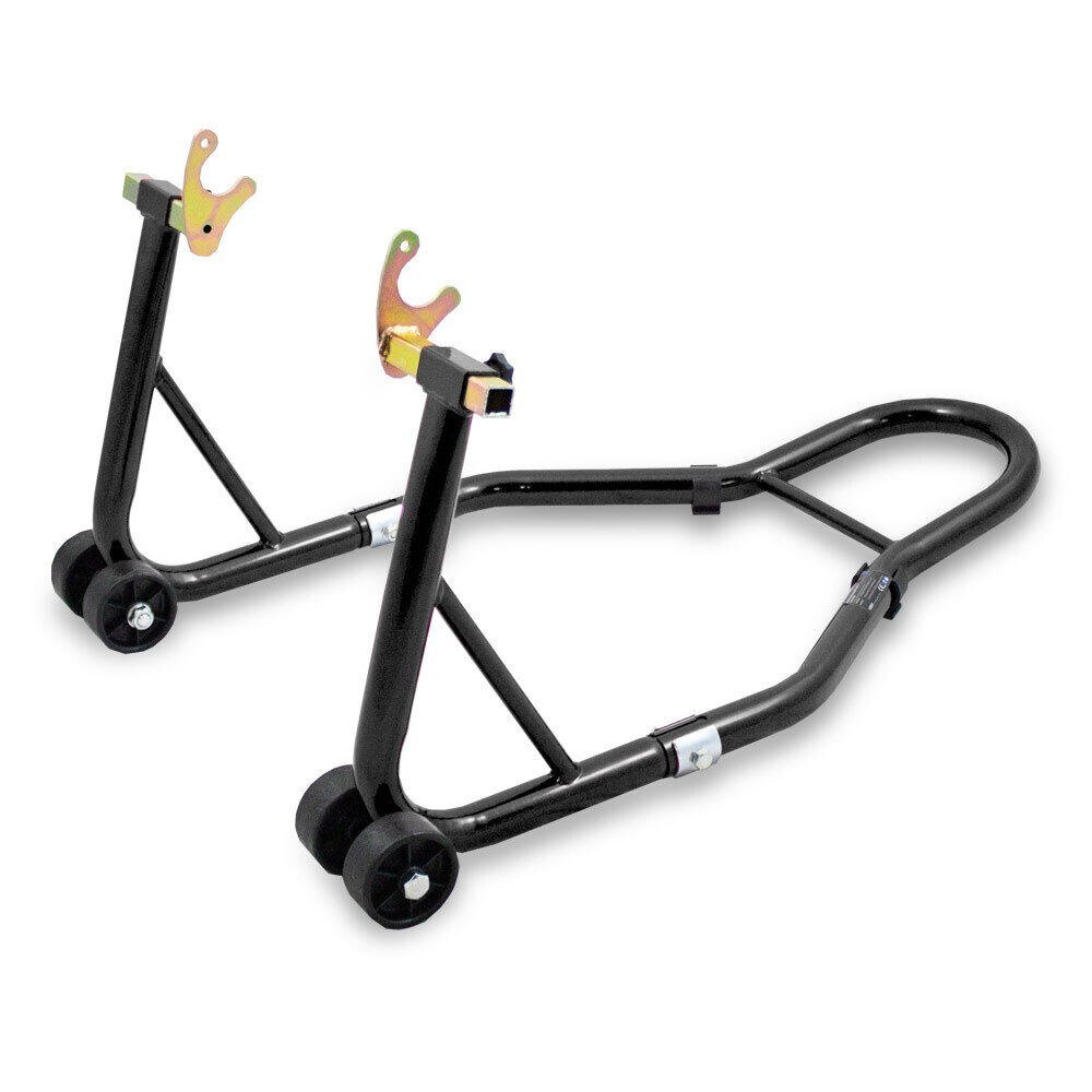 Juodas motociklo galinio rato stovas-keltuvas, 250 kg, 21–31 cm – BITUXX® – papildoma nuotrauka 1