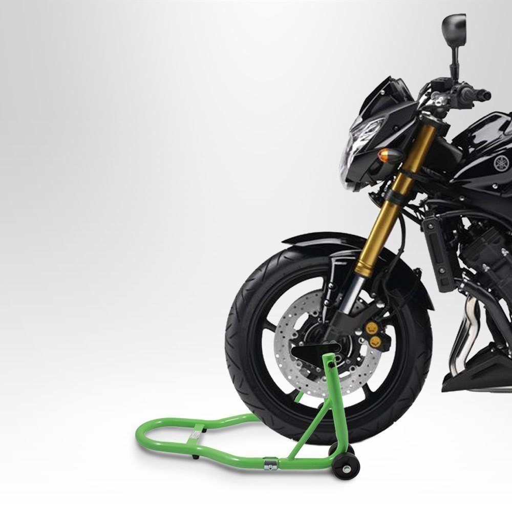 Žalias motociklo priekinio rato serviso stovas, 250 kg – BITUXX® – papildoma nuotrauka 3