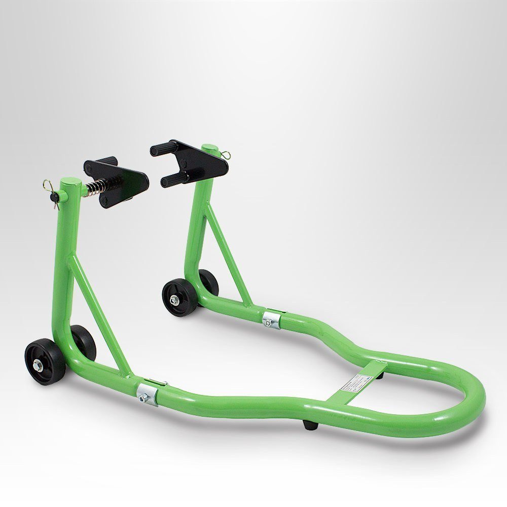 Žalias motociklo priekinio rato serviso stovas, 250 kg – BITUXX® – papildoma nuotrauka 4