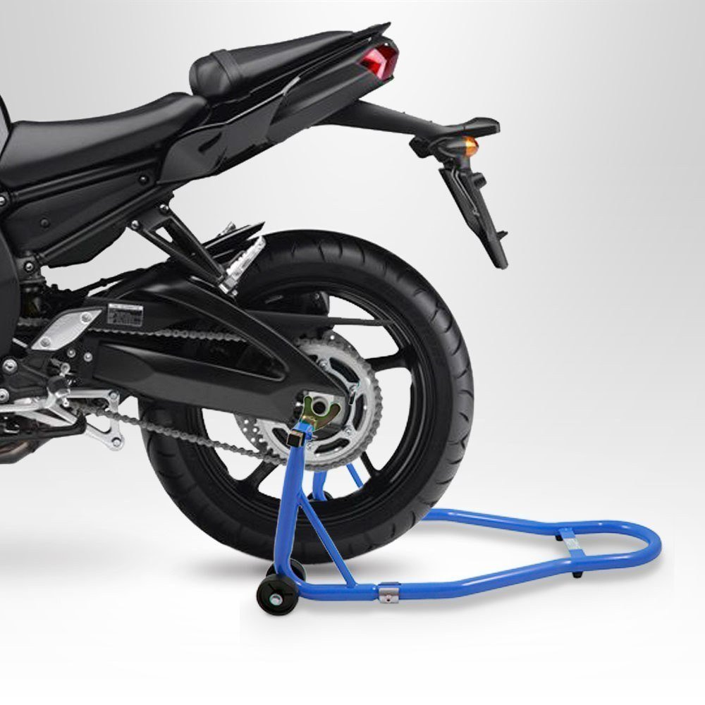 Mėlynų BITUXX motociklo priekinio ir galinio stovų rinkinys – BITUXX® – papildoma nuotrauka 2