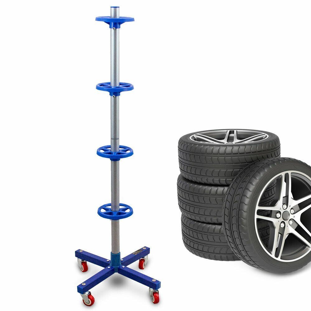 Mobilus ratų ir ratlankių stovas 4 ratams – BITUXX®