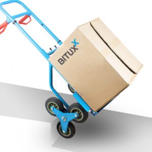 Reguliuojamo aukščio laiptinis sandėlio transportavimo vežimėlis – BITUXX®