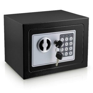 Elektroninis namų seifas su PIN spyna ir 2 raktais – BITUXX®