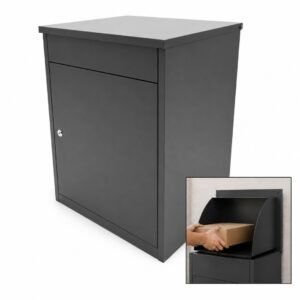 BITUXX M antracito spalvos užrakinama siuntų dėžė, 54 cm – BITUXX®