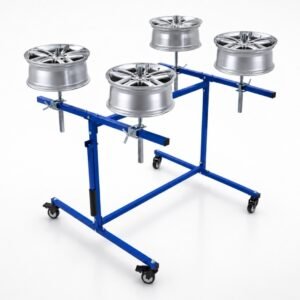 BITUXX mobilus ratlankių dažymo stovas, 4 ratlankiams, 100 kg – BITUXX®