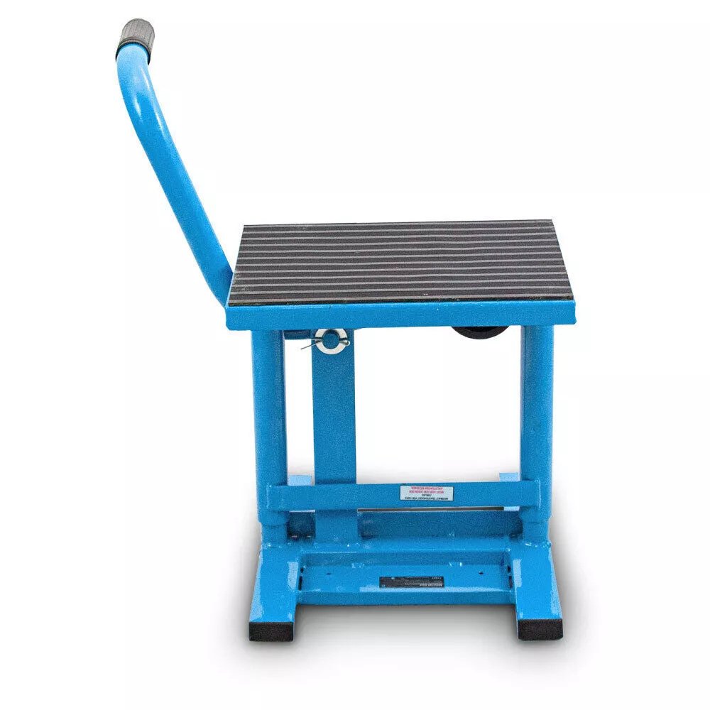 Mėlynas BITUXX motociklo keltuvas-stovas, 150 kg – BITUXX® – papildoma nuotrauka 4