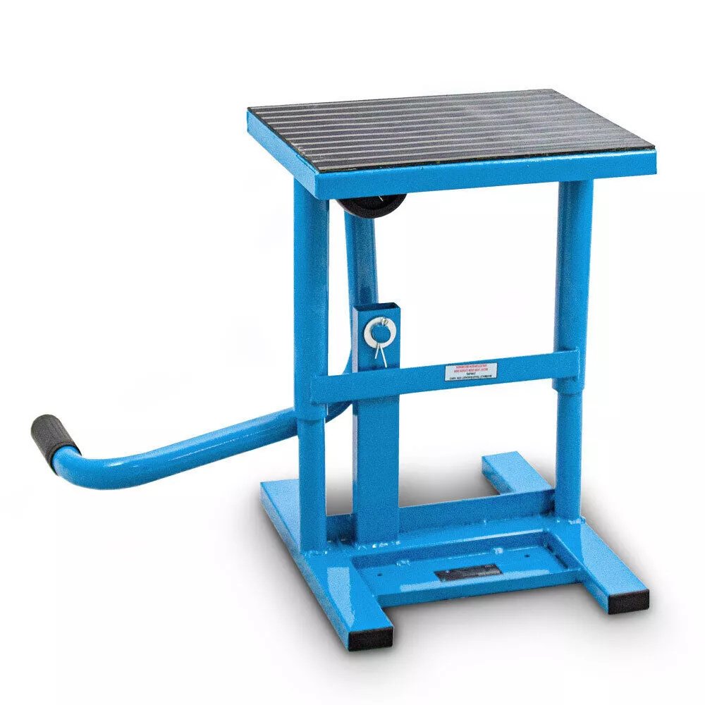 Mėlynas BITUXX motociklo keltuvas-stovas, 150 kg – BITUXX®