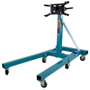 Mobilus sukamas variklio ir pavarų dėžės montavimo stovas su ratukais, 900 kg