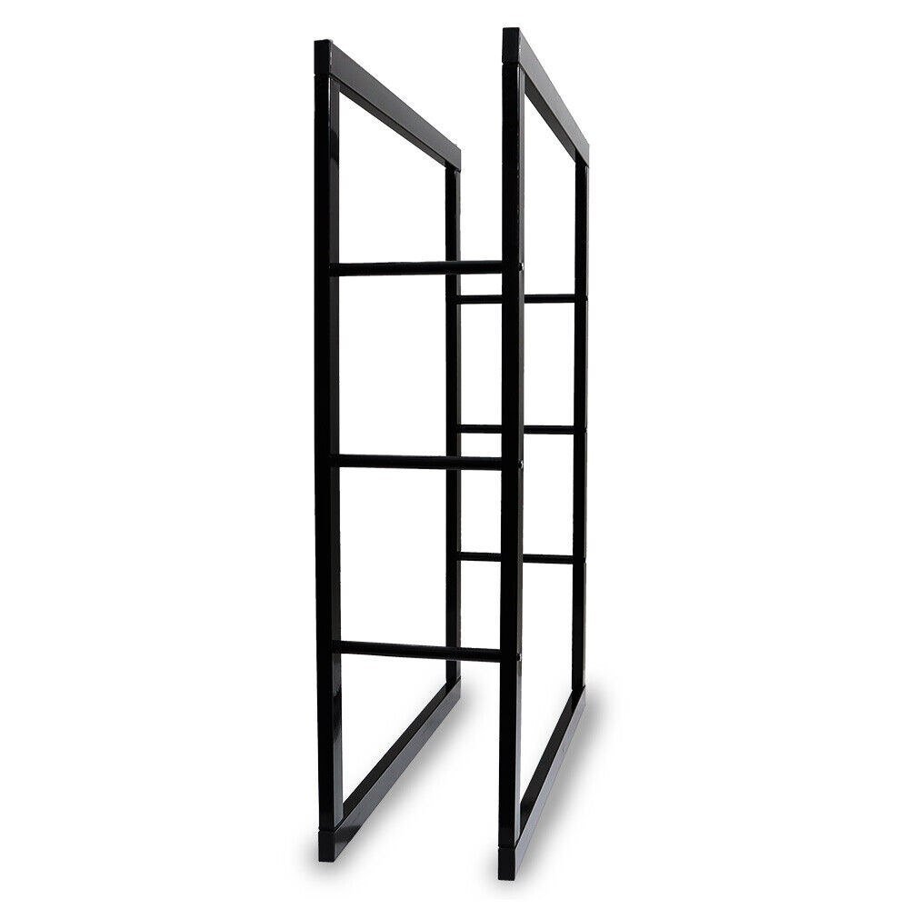 BITUXX aukštas metalinis malkų krepšys-stovas, 80 × 100 cm – BITUXX®