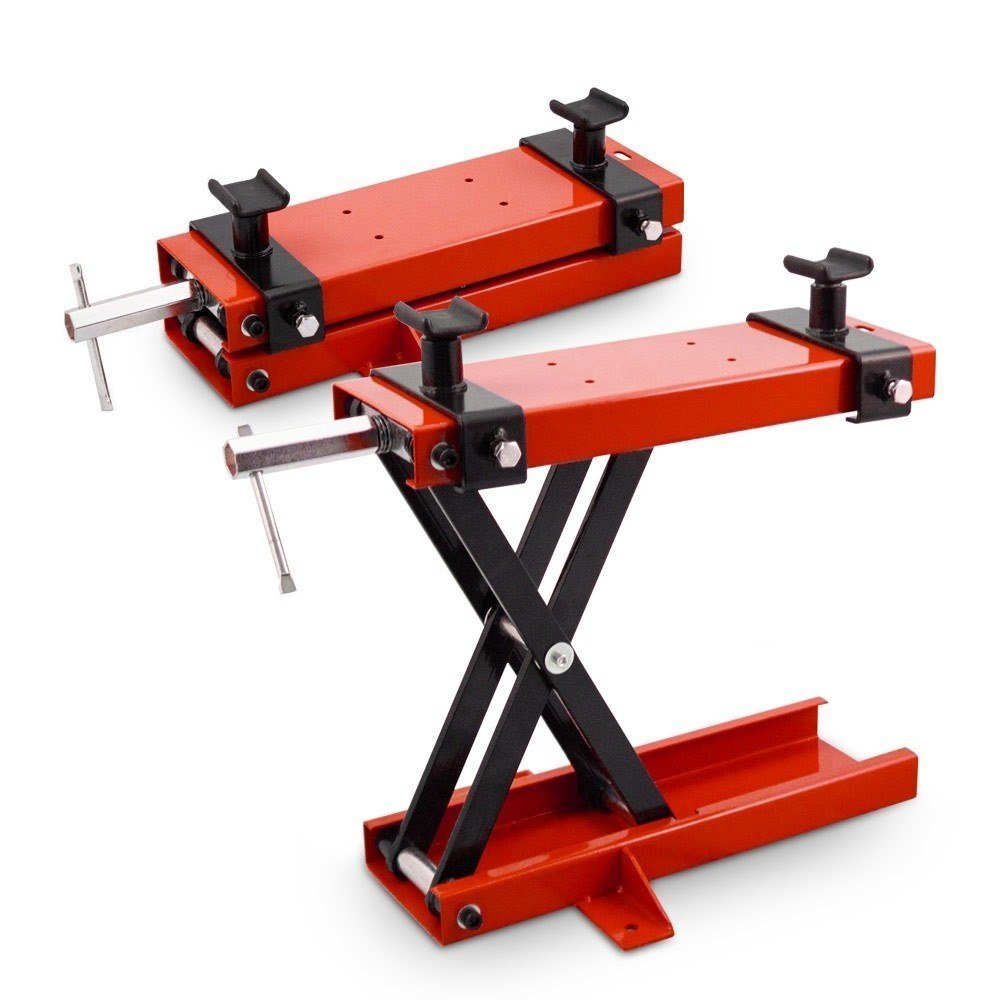 BITUXX sulankstomas motociklo serviso keltuvas-stovas, 500 kg, 10–40 cm – BITUXX®