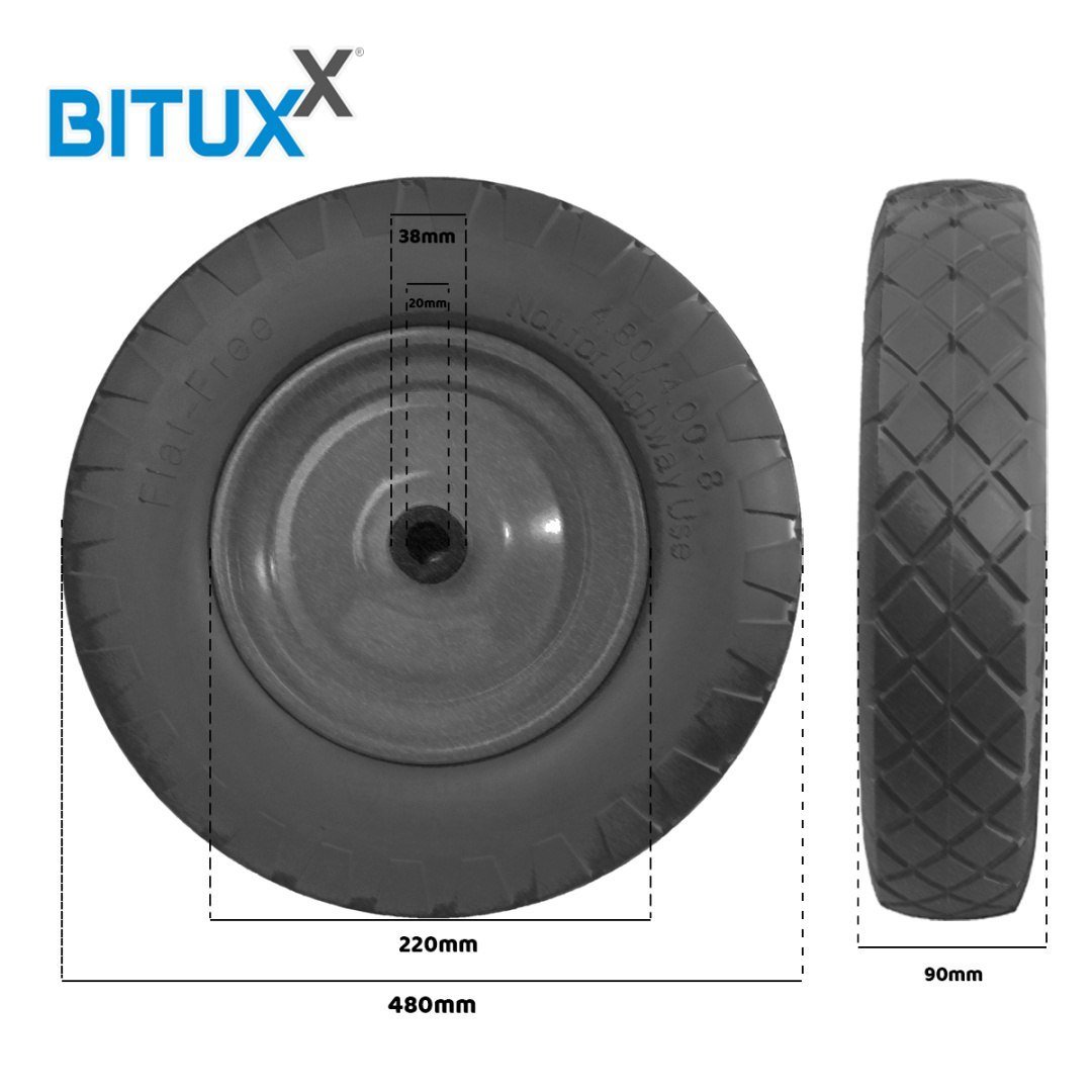 BITUXX sodo karutis su juodu PVC loviu ir pripučiamu ratu – BITUXX® – papildoma nuotrauka 3