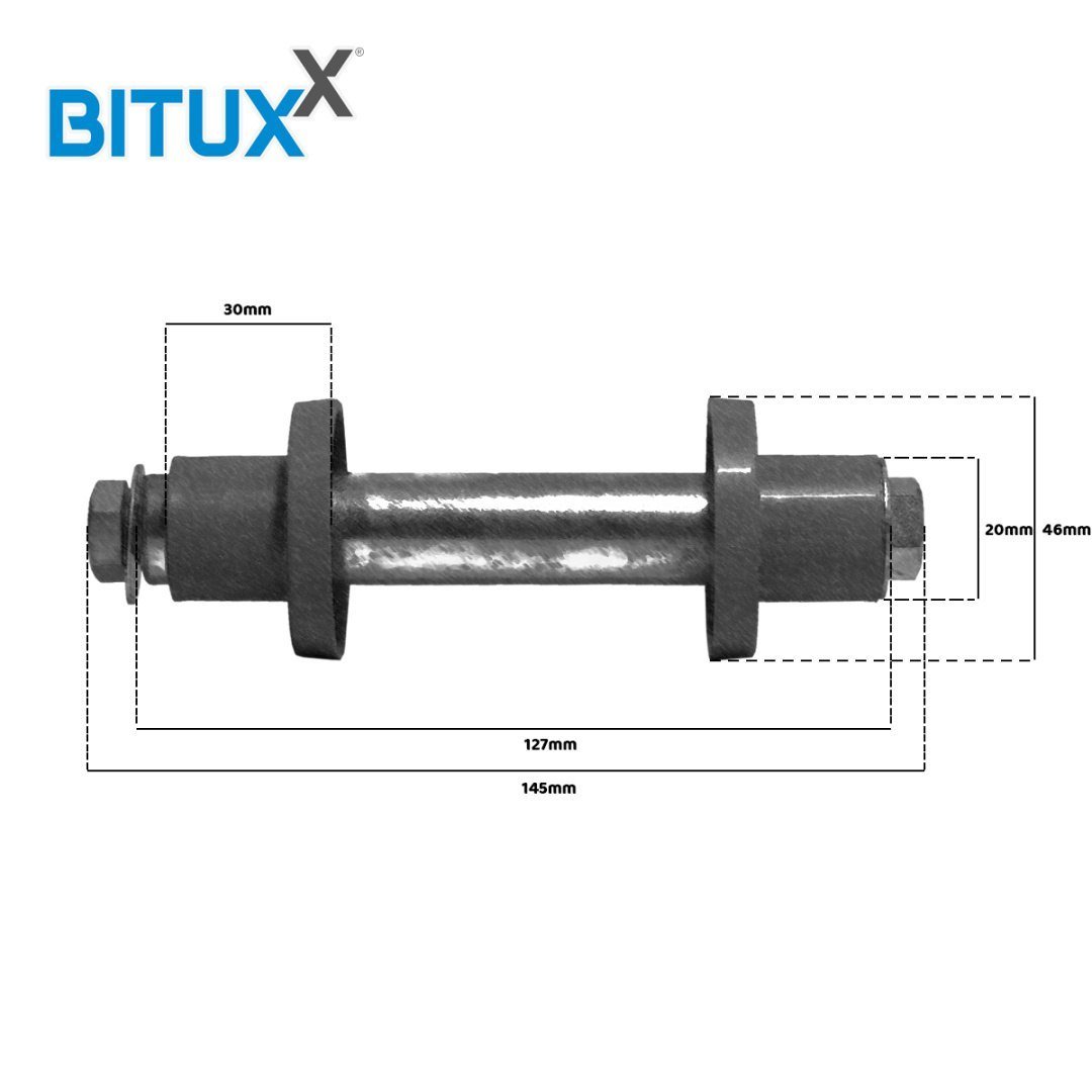 BITUXX sodo karutis su juodu PVC loviu ir pripučiamu ratu – BITUXX® – papildoma nuotrauka 4