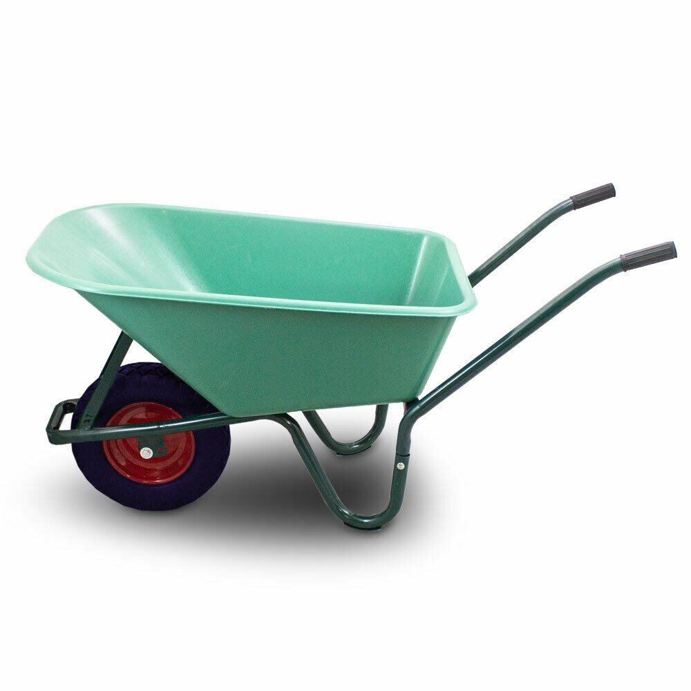 Statybinis sodo karutis su 100 l PVC loviu ir pilnaviduriu ratu, 250 kg – BITUXX® – papildoma nuotrauka 2
