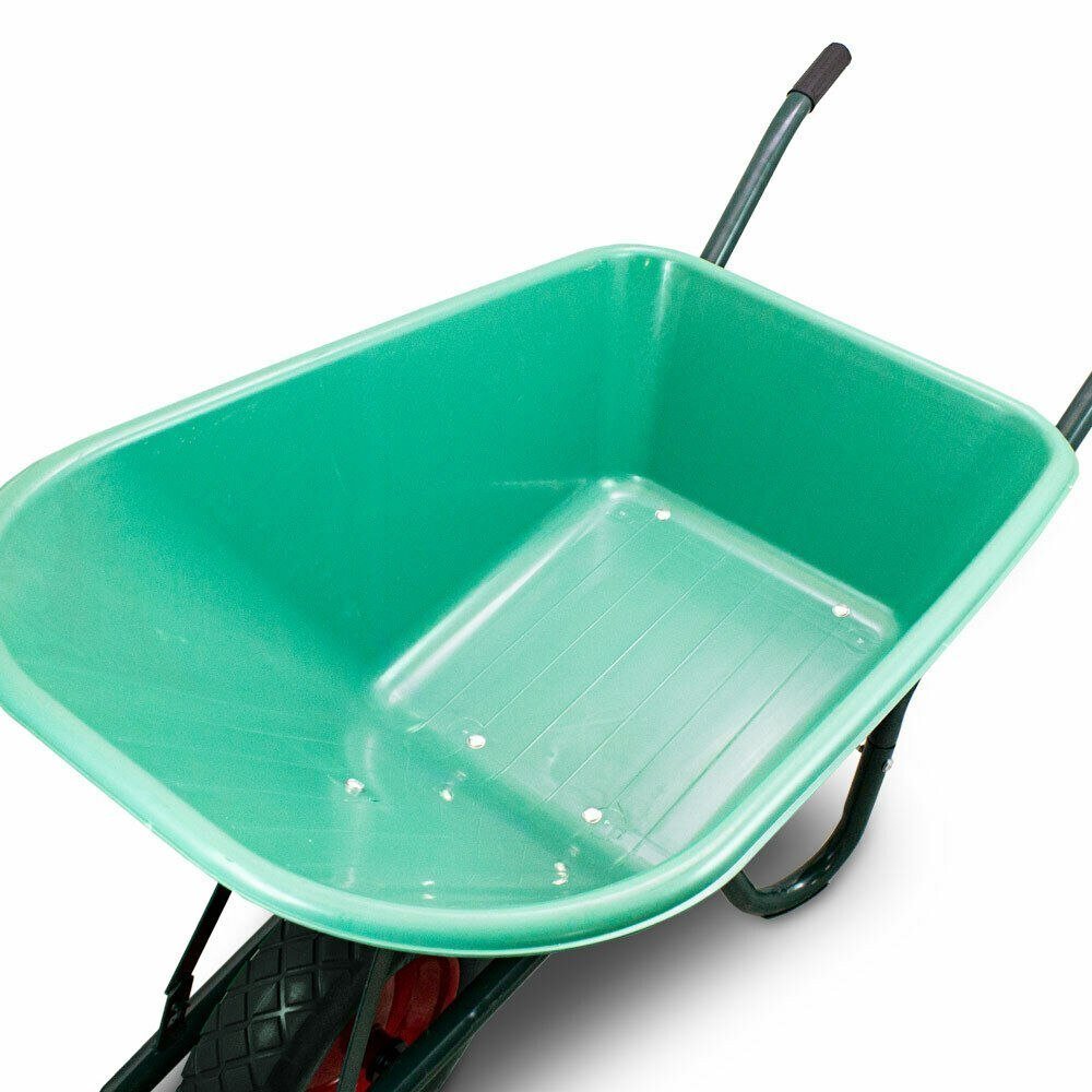 Statybinis sodo karutis su 100 l PVC loviu ir pilnaviduriu ratu, 250 kg – BITUXX® – papildoma nuotrauka 3