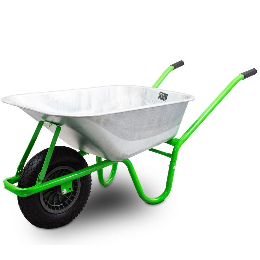 BITUXX cinkuotas sodo ir statybinis karutis, 100 l, iki 250 kg – BITUXX® – papildoma nuotrauka 1