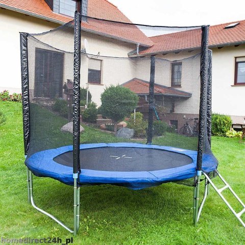Didelis 250 cm sodo batutas su apsauginiu tinklu ir kopetėlėmis – papildoma nuotrauka 1