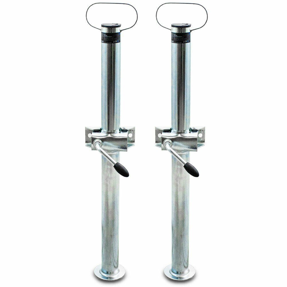 Priekabos / traliuko atramų su apkabomis rinkinys, 70 cm, 4 vnt., iki 1000 kg – BITUXX® – papildoma nuotrauka 2