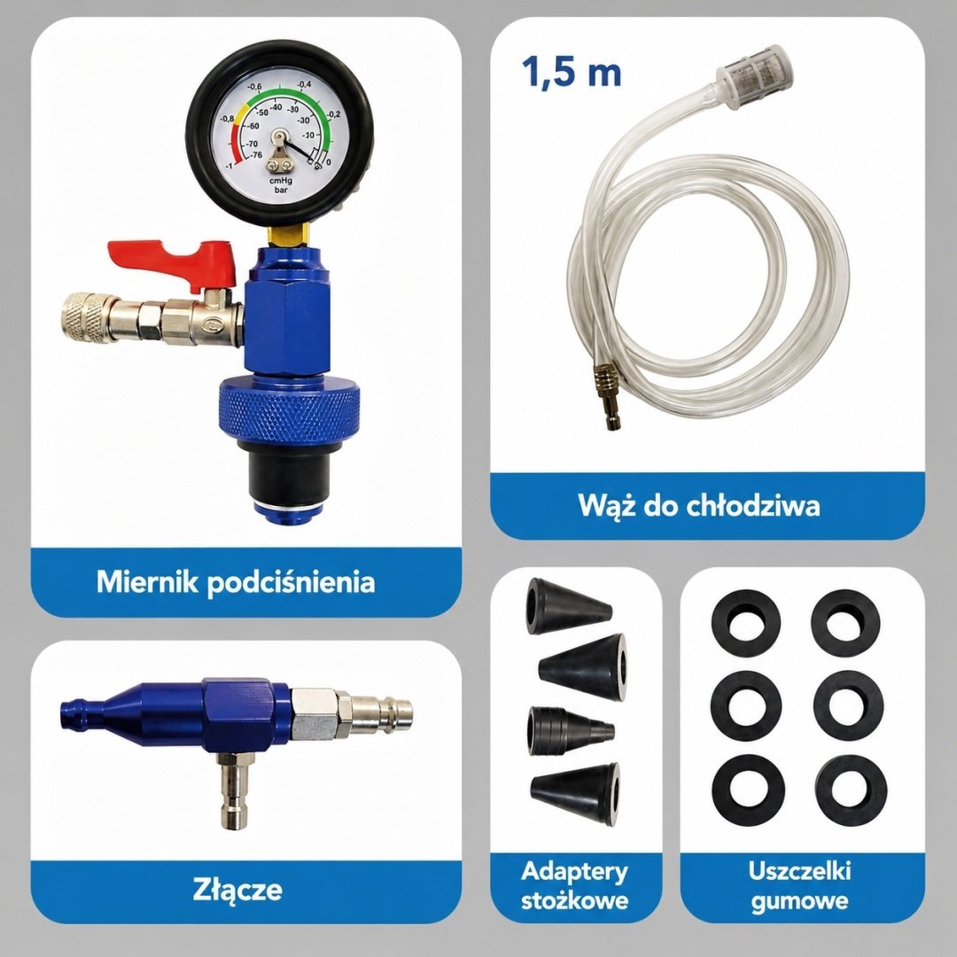 BITUXX aušinimo sistemos nuorinimo ir užpildymo rinkinys, 14 dalių – BITUXX® – papildoma nuotrauka 2