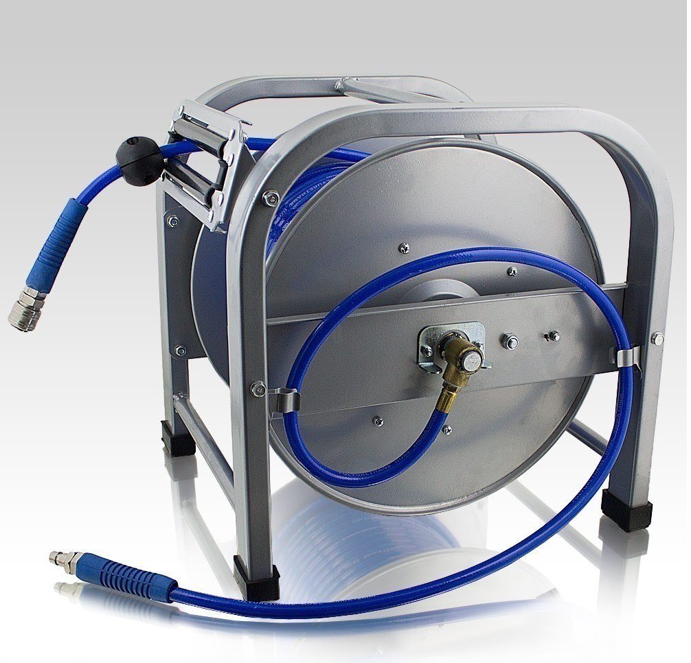 Automatinė pneumatinės žarnos ritė, 30 m, 16 bar – BITUXX® – papildoma nuotrauka 1