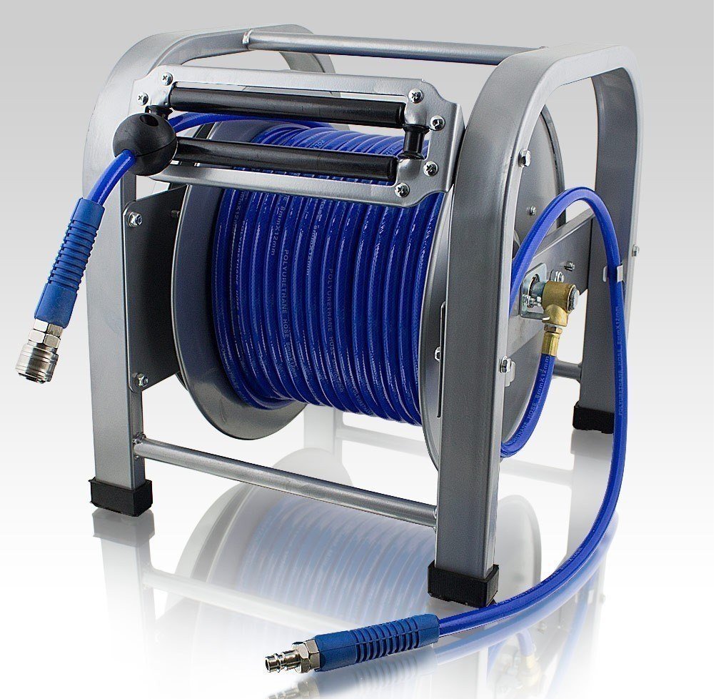 Automatinė pneumatinės žarnos ritė, 30 m, 16 bar – BITUXX® – papildoma nuotrauka 2