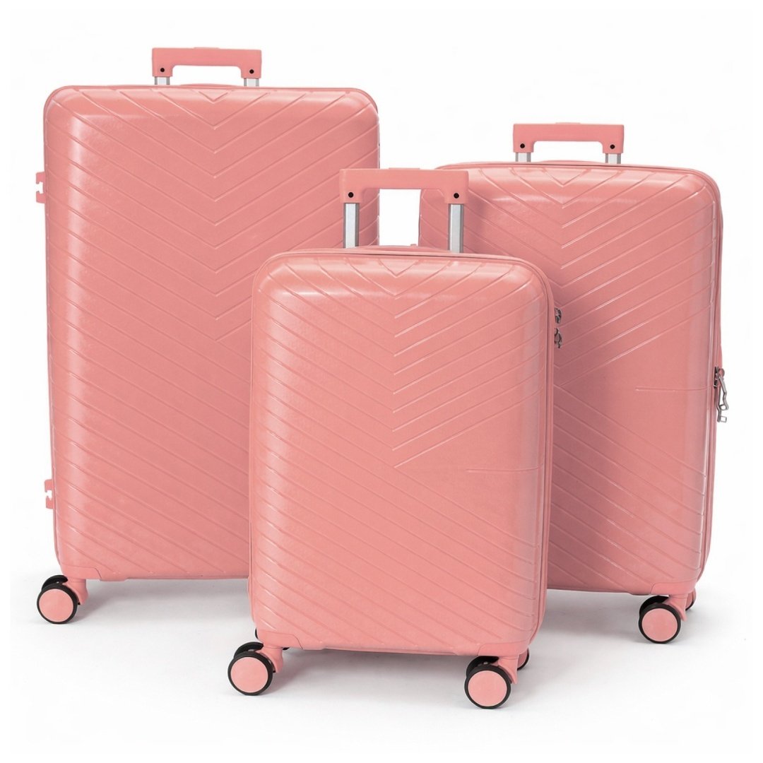 Kietų kelioninių lagaminų ant ratukų rinkinys, 3 vnt. – BITUXX – papildoma nuotrauka 2