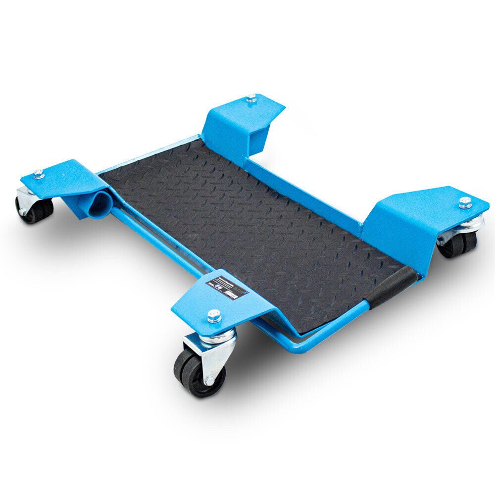 BITUXX motociklo manevravimo vežimėlis, 250 kg, 4 ratukai, 360° – BITUXX® – papildoma nuotrauka 2