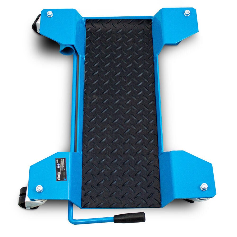 BITUXX motociklo manevravimo vežimėlis, 250 kg, 4 ratukai, 360° – BITUXX® – papildoma nuotrauka 3