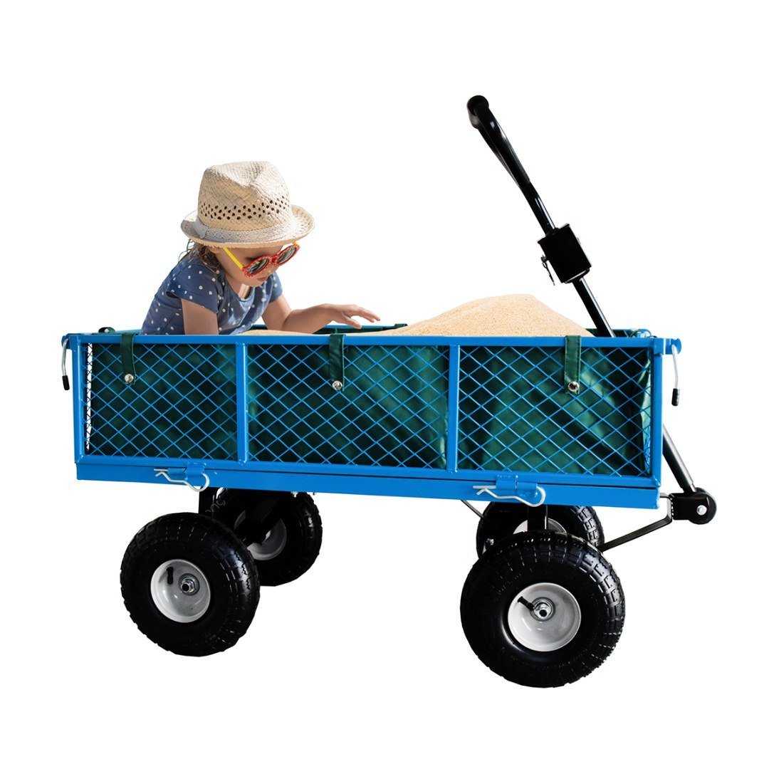 BITUXX sulankstomas sodo transportavimo vežimėlis 300 kg – BITUXX® – papildoma nuotrauka 4