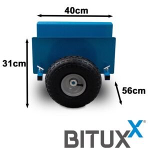 BITUXX vežimėlis statybinėms plokštėms GK/OSB/MDF, iki 275 kg – BITUXX®