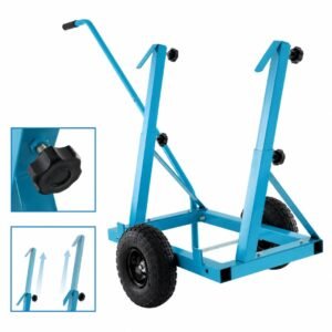 BITUXX plieninis plokščių transportavimo vežimėlis, 200 kg
