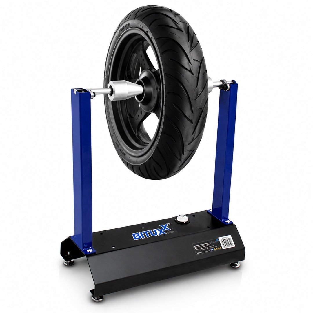 BITUXX statinis motociklo ratų ir ratlankių balansavimo stovas, 800 × 320 mm – BITUXX®