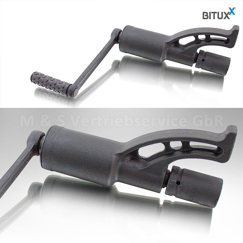 Planetarinis redukcinis raktas varžtams atsukti, 1:58, 3200 Nm – BITUXX® – papildoma nuotrauka 1