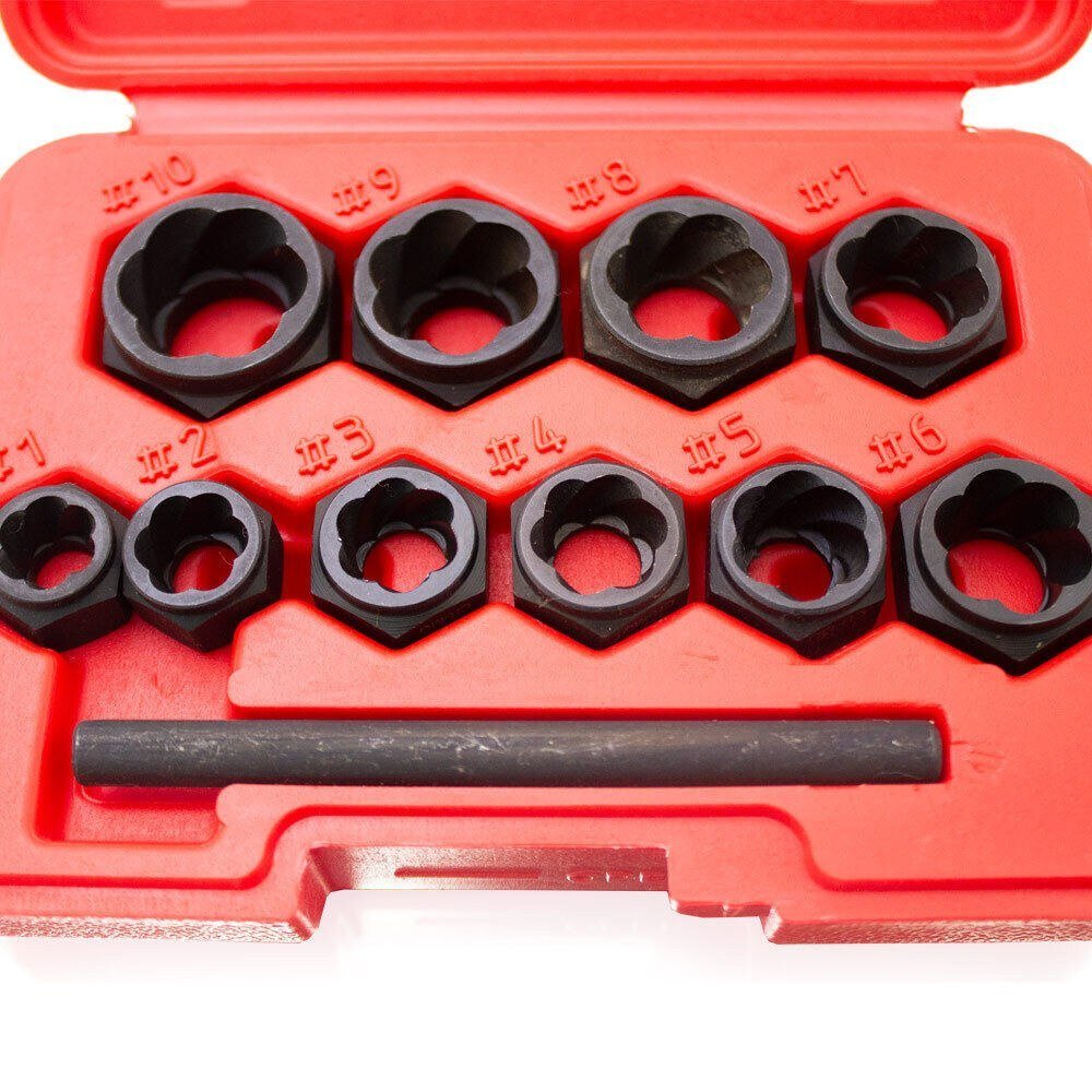 Užstrigusių veržlių nuėmiklių rinkinys, 11 dalių – BITUXX® – papildoma nuotrauka 4