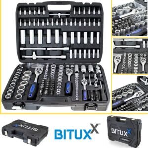 BITUXX 171 dalių galvučių raktų įrankių rinkinys lagamine – BITUXX®