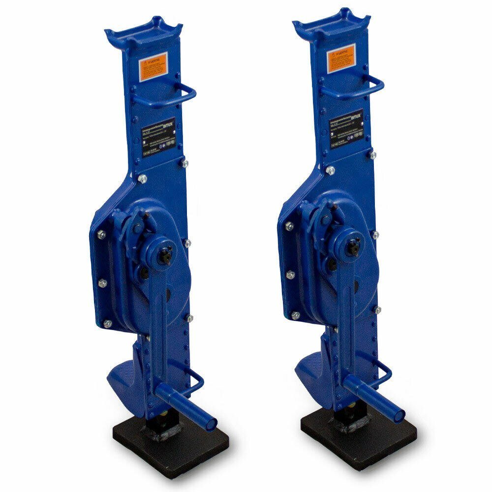 BITUXX mėlynų mechaninių keltuvų rinkinys, 2 vnt., bendra keliamoji galia 20 t – BITUXX®