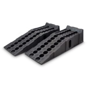 HDPE pakrovimo ir užvažiavimo rampų rinkinys, 2 vnt., 7000 kg, 180 × 265 mm – BITUXX®