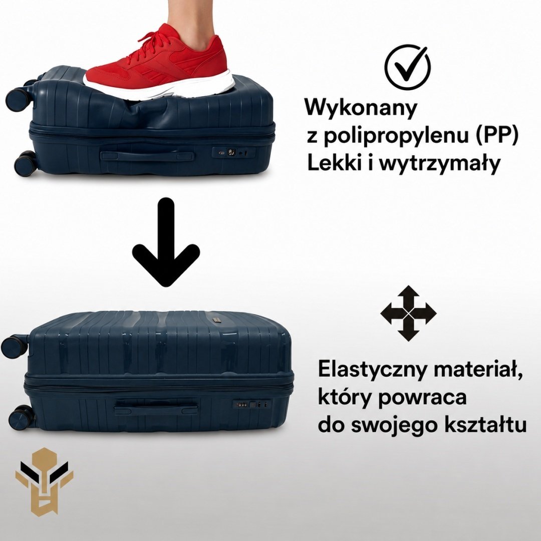 BITUXX 4 lagaminų su kosmetine rinkinys, TSA, SKU M19781 – BITUXX® – papildoma nuotrauka 1