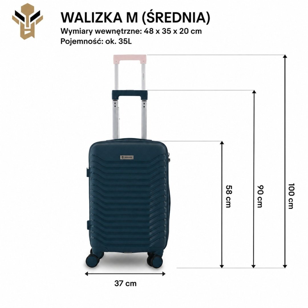 BITUXX 4 lagaminų su kosmetine rinkinys, TSA, SKU M19781 – BITUXX® – papildoma nuotrauka 4
