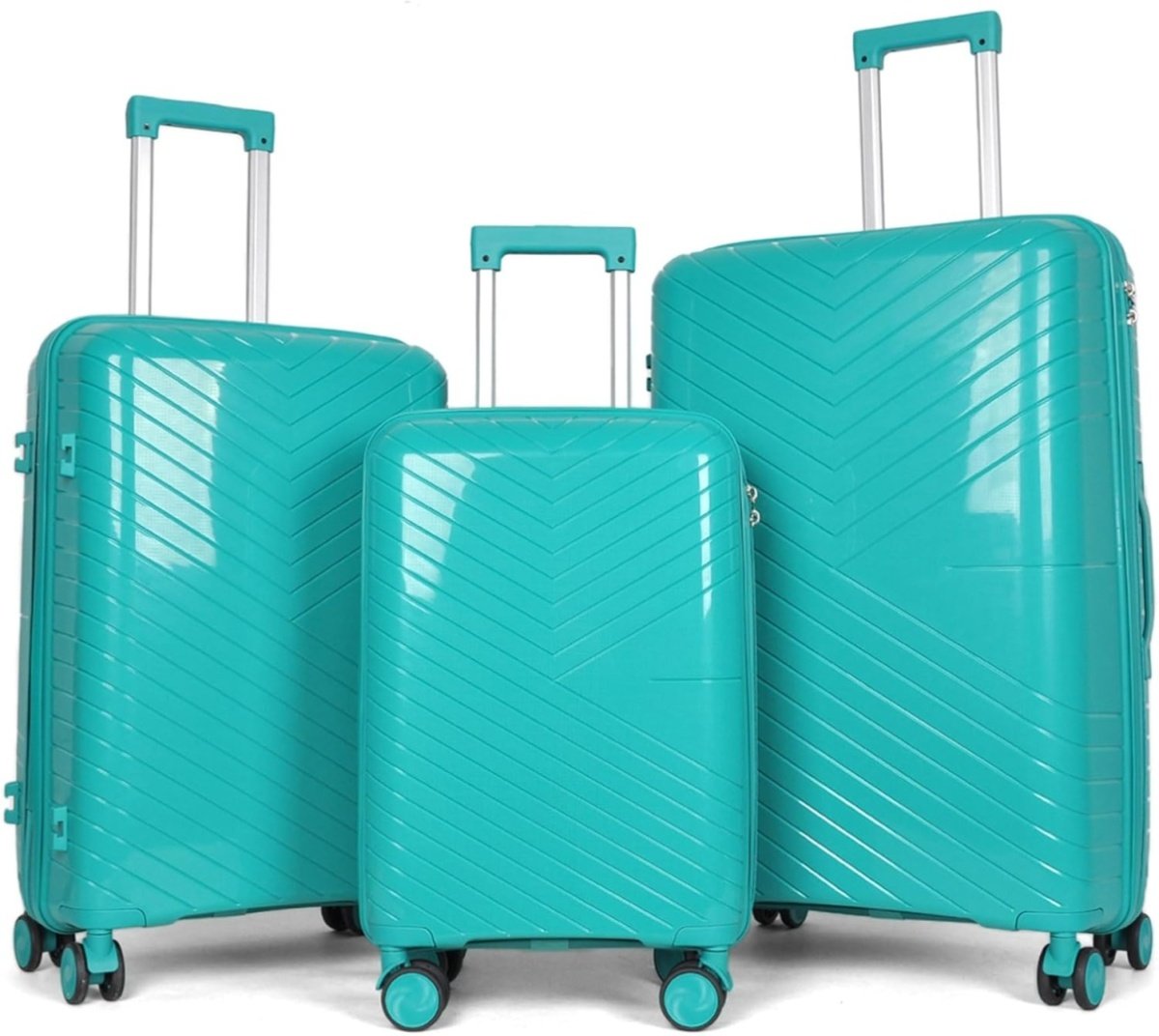 Kelioninių lagaminų rinkinys Berwin 3 vnt. kieto korpuso su ratukais TSA XL L M – BITUXX