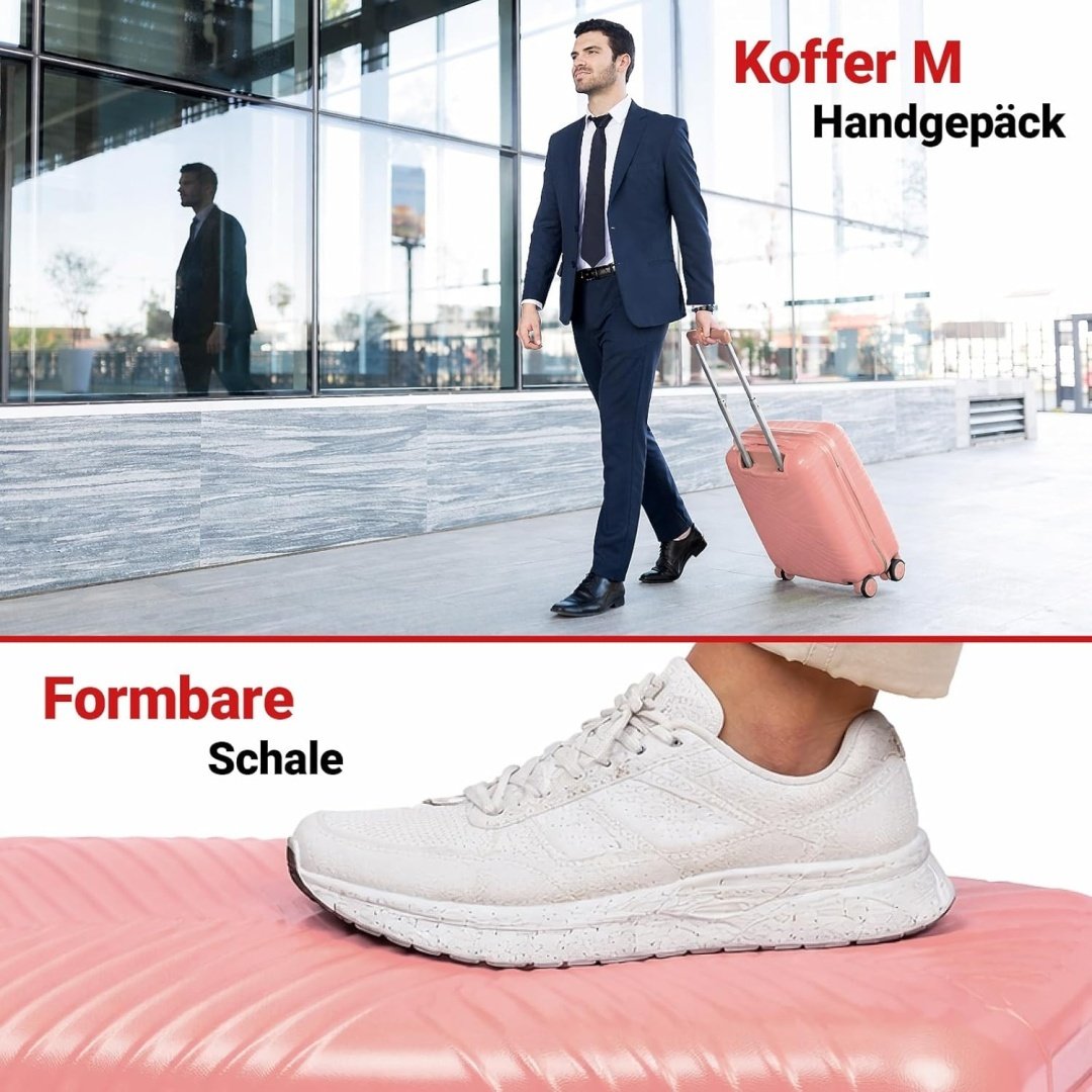 Kelioninių lagaminų rinkinys Berwin 3 vnt. kieto korpuso su ratukais TSA XL L M – BITUXX – papildoma nuotrauka 3